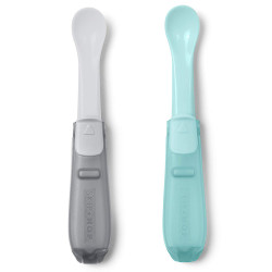 Skip Hop Easy-Fold Travel Spoons - Teal