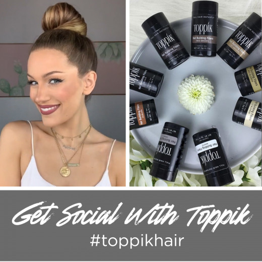 Toppik Hair Building Fibers, Gray, 12g