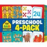 School Zone - Preschool Flash Card 4-Pack