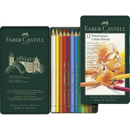 Faber Castell Colour Pencil Polychromos tin of 12