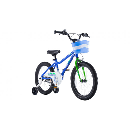 دراجة أطفال رياضية باللون الأزرق