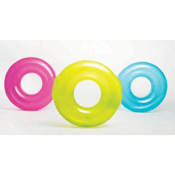 Intex - 30 inch Transparent Swim Tube, Assortment 76cm