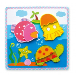 Viga Chunky Sea Animals Puzzle