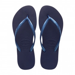 Havaianas Slim Steel Flip Flop, Navy Blue Color