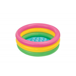 Intex Sunset Glow Inflatable Colorful Baby Swimming Pool, Multicolored