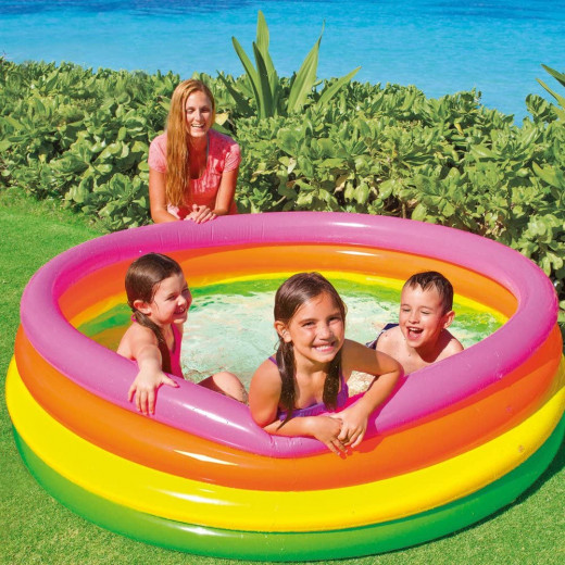 Intex Sunset Glow Swimming Pool, 168 cm X 46 cm