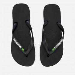 Havaianas Brasil Logo Black/Black 39/40