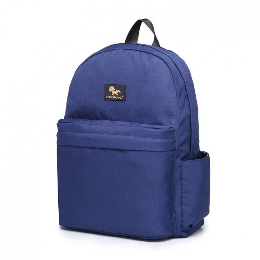 حقيبة حفاضات للأمهات للاستخدام اليومي من كولورلاند (1 بساط تغيير ، أزرق كحلي)