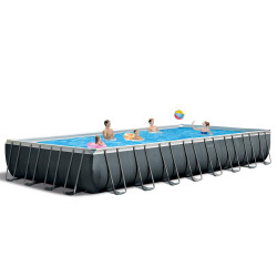 Intex Rectangular Ultra XTR Metal Frame Swimming Pool, 975 X 488 X 132 cm