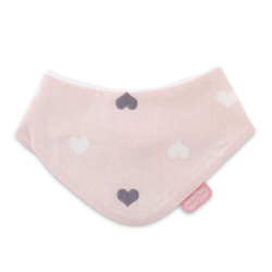 Babyjem triangle bib pink