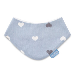 Babyjem triangle bib blue