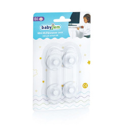 Babyjem mini multipurpose lock white 2 pieces