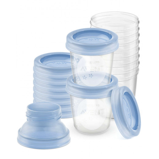Philips Avent Breast milk storage cups, 10 Cups