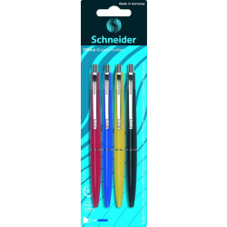 Schneider Ballpoint Pen Schneider Office Assorted on Blister