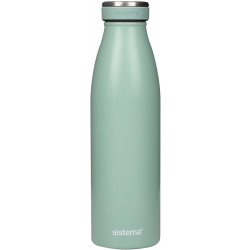 Sistema Stainless Steel Bottle 500ml - Minty color