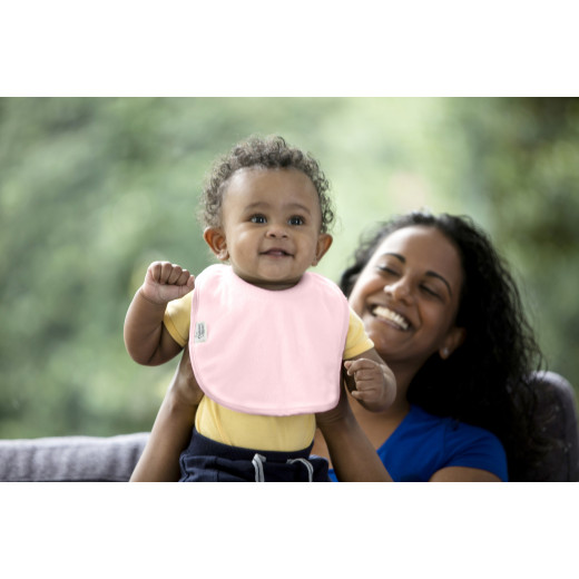 Tommee Tippee Closer to Nature Milk Feeding Bibs, 2 pieces, Baby Pink