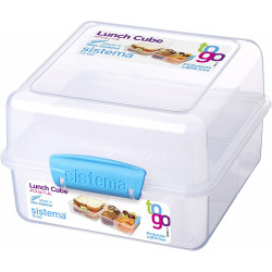 Sistema Lunch Cube To Go, 1.4 Litre - Blue