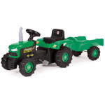 Dolu Tractor Pedal Operated With Trailer, Green