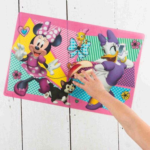 Zak Designs Kid's Placemat, Plastic, Minnie Mouse, 17.6" by 11.8"