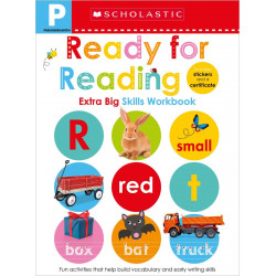 Scholastic Early Learners: Pre-K Extra Big Skills Workbook: Ready for Reading, 68 pages