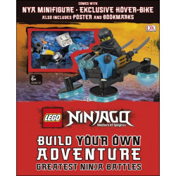 كتب DK NINJAGO قم ببناء مغامرتك الخاصة، أعظم معارك النينجا، 80 صفحة