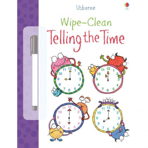 Usborne Wipe Clean Telling the Time