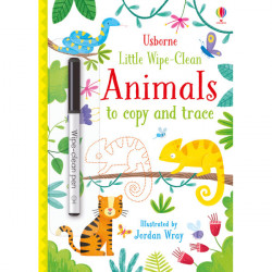 Usborne Little Wipe-Clean Animals to Copy and Trace Book