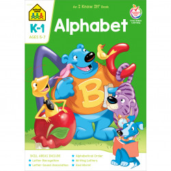 School Zone Alphabet Grades K-1 Workbook, 32 pages