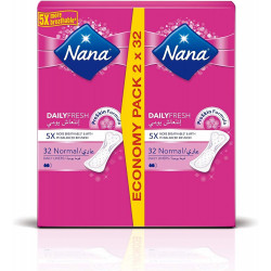 Nana Pantyliner Economy Pack, 64 Count