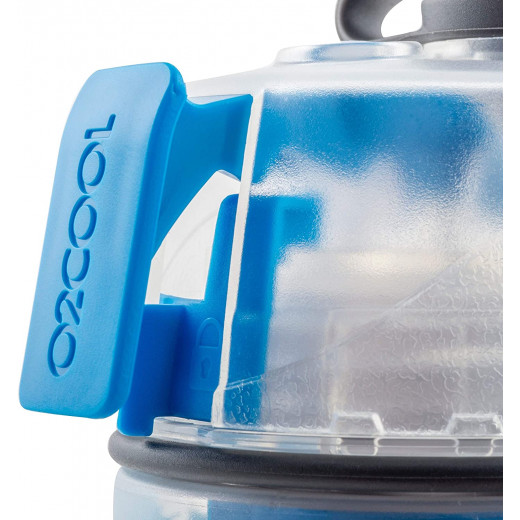 O2COOL Mist N 'Sip Insulated Squeeze Water Bottle, 590 ml, Football