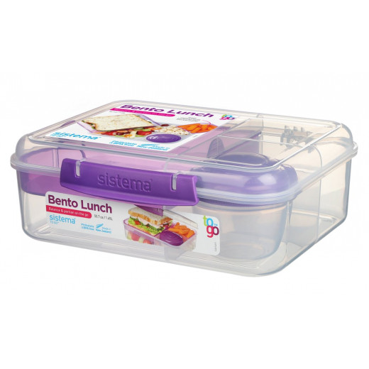 Sistema Bento Lunch TO GO 1.65L, Purple