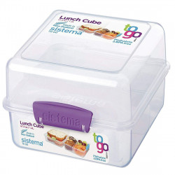 Sistema Lunch Cube To Go,1.4 Litre - Purple