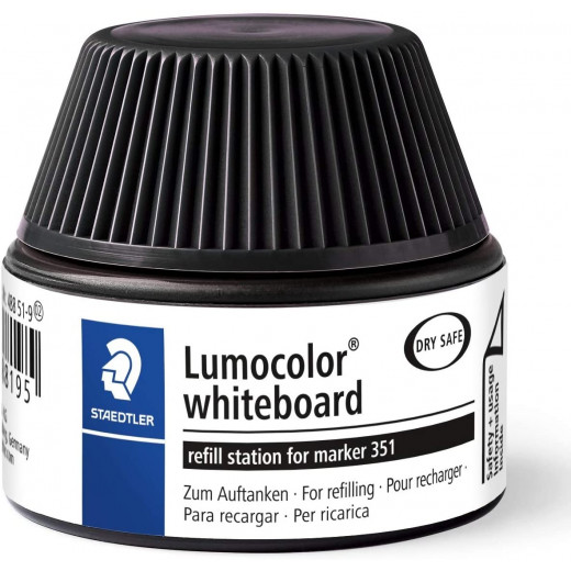 Staedtler Lumocolor Whiteboard Marker Refill Station - Black