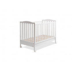 Italbaby Flash Ivory Wooden Cot, White