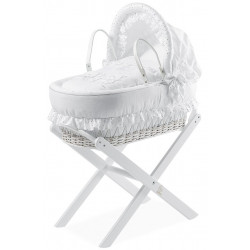 Italbaby Basket Chic Nest Happy Family, White