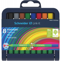 Schneider Novus Linkit Fibre-Tip Pens 1.0 mm Box of 8