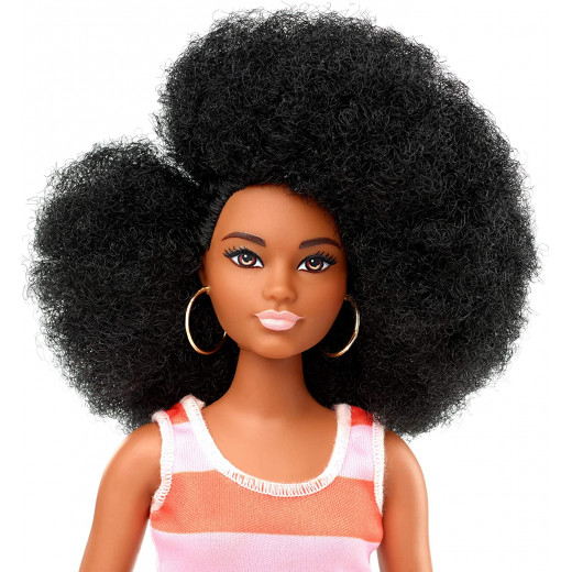 Mattel Barbie Fashionistas Curny Doll With Black Hair