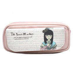 The Swan Maiden Accessory Pouch, light pink