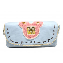 Meky Mouse Large Accessory Pouch, light blue