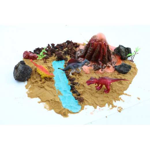 YIPPEE! Sensory Dinosaur Volcano Kit by Rahma