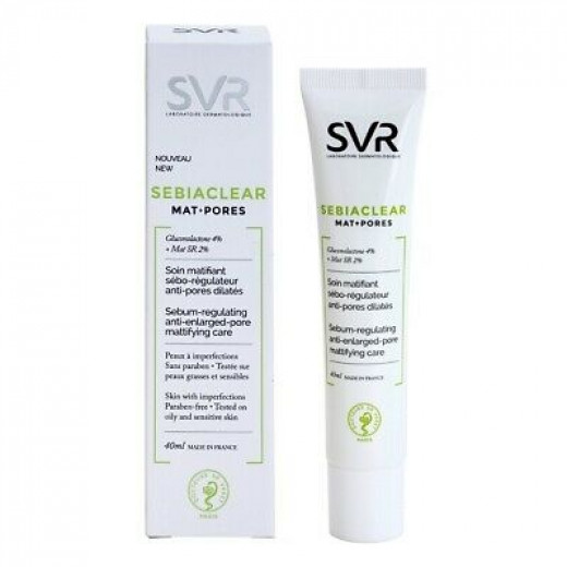 Svr Laboratoires Sebiaclear Matt+pores Cream 40ml. Anti-shining Corrective Care