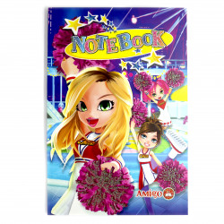 Amigo The cheerleading Notebook 100 Sheet