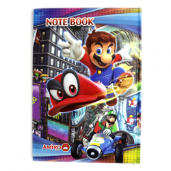 Amigo Mario Cardboard Notebook 100 Sheet, B5