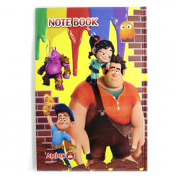 Amigo Wreck It Ralph Cardboard Notebook 100 Sheet, B5