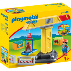 Playmobil Children's Construction Crane Set