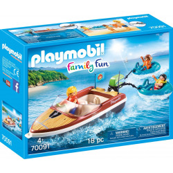 Playmobil - Speedboat with Tube Riders