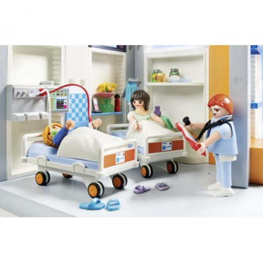 Playmobil Furnished Hospital Wing 297 Pcs For Children