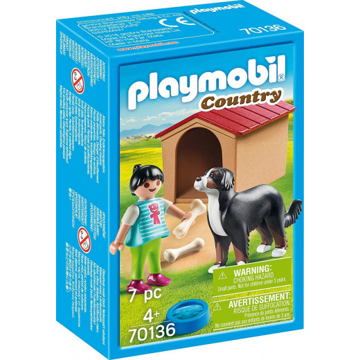 Playmobil Dog With Doghouse 7 Pcs For Children