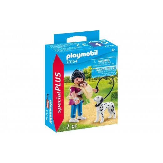 Playmobil Mother With Baby And Dog 7 Pcs For Children