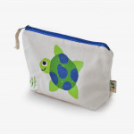 The Orenda Tribe Cotton Canvas Pouch, Turtle